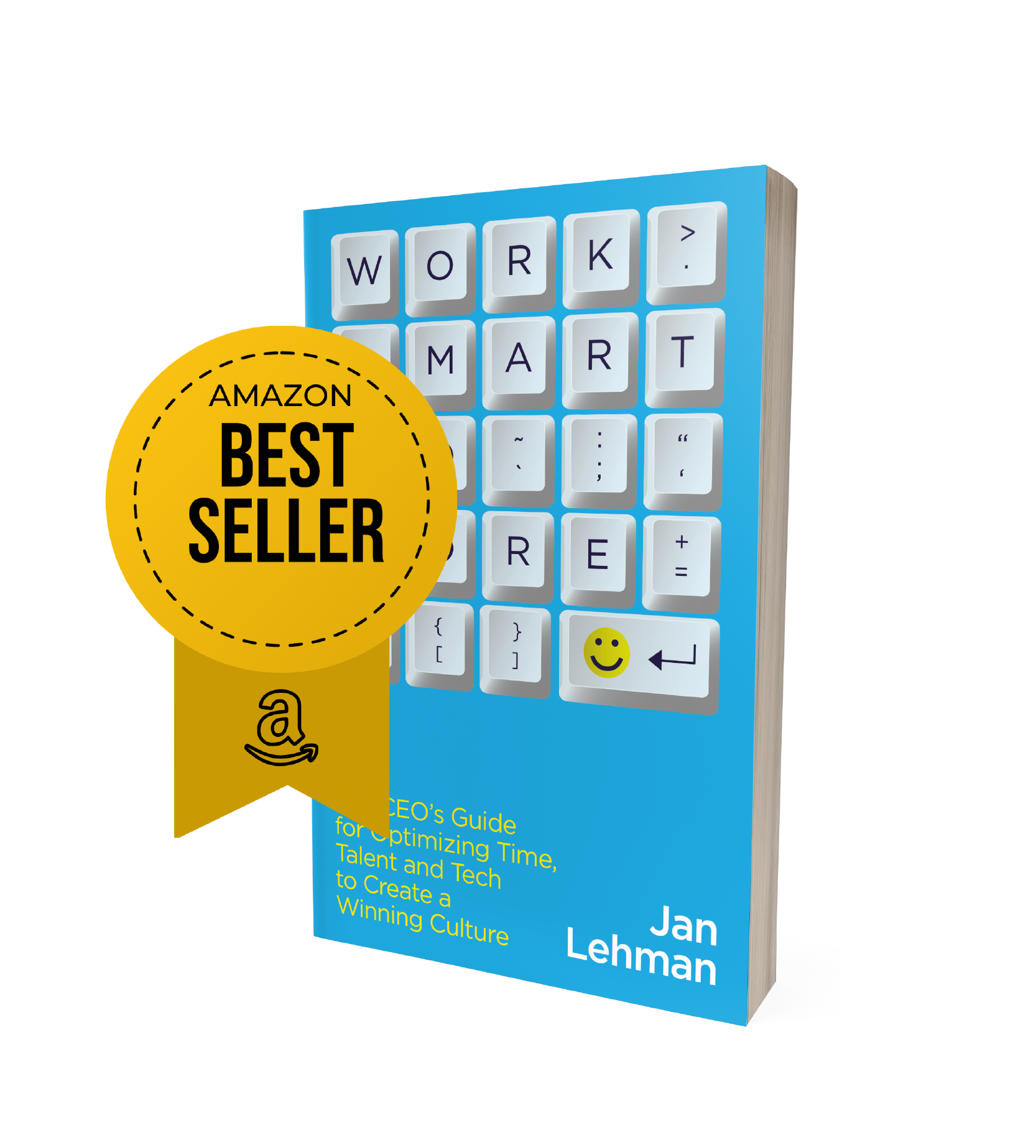 Book With Bestseller Ribbon